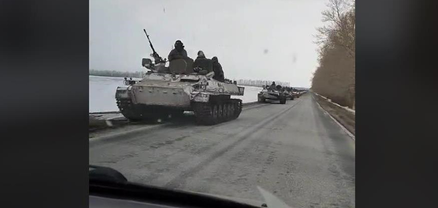 Սոցցանցերում ՌԴ զորքերի շարասյուները պատկերող տեսանյութեր են հրապարակում