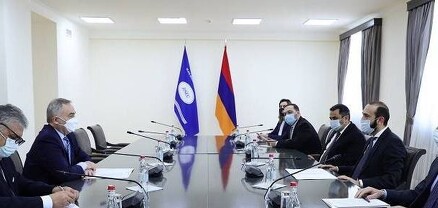 Արարատ Միրզոյանն ընդունել է ՍԾՏՀԿ գլխավոր քարտուղարին