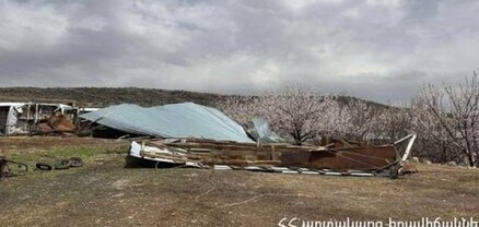 ՀՀ մարզերում և Երևանում ուժեղ քամին վնասներ է հասցրել