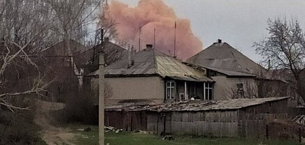 Լուգանսկի մարզում ազոտաթթվով ցիստեռնը պայթել է գնդակոծությունից
