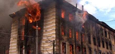 Տվերում այրվել է օդատիեզերական պաշտպանությամբ զբաղվող ԳՀ ինստիտուտի շենքը. տեսանյութ