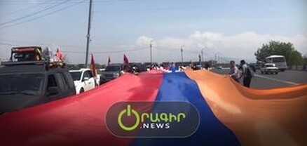 Ուզում ենք Արցախի դրոշը օրհնել և Արցախը միավորել Հայաստանին․ 5165 շարժման երթը Եռաբլուրից Էջմիածին