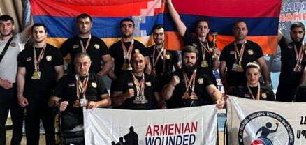 Հայաստանի ներկայացուցիչները 11 ոսկե մեդալ են նվաճել հաշմանդամային բազկամարտի ԵԱ-ում