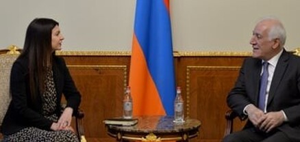 Նախագահն ընդունել է Սերբիայի դեսպան Տատյանա Պանայոտովիչ Ցվետկովիչին