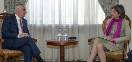Փոխվարչապետ Մհեր Գրիգորյանն ընդունել է Եվրոպային խորհրդի հայաստանյան գրասենյակի ղեկավար Մարտինա Շմիդտին