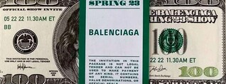 Balenciaga-ն կեղծ թղթադրամների տեսքով հրավիրատոմսեր է ուղարկել
