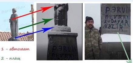 Ադրբեջանցիները վանդալիզմի են ենթարկել Ավետարանոցի Հայրենական Մեծ պատերազմի զոհերին նվիրված հուշարձանը
