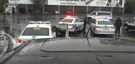 Ոստիկանները նախապես փակել էին ավտոերթի ճանապարհը․ տեսանյութ