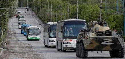 Ուկրաինացի զինվորներով լի յոթ ավտոբուս լքել է «Ազովստալը». Reuters