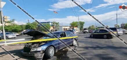 Ավտովթար Երևանում. բախվել են Mercedes-ն ու Opel-ը. կան վիրավորներ. shamshyan.com
