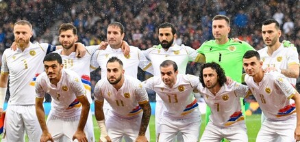 Հայաստանի հավաքականի մեկնարկային կազմը Ուկրաինայի ընտրանու դեմ խաղում