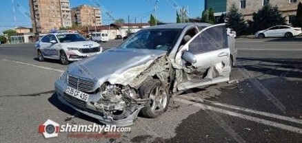 «Գազպրոմ»-ի դիմաց բախվել են 46 համարի ավտոբուսն ու Mercedes-ը, կա վիրավոր. shamshyan.com
