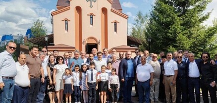 Հակոբ Արշակյանի գլխավորած պատվիրակությունը Կրասնոյարսկում այցելել է հայկական առաքելական եկեղեցի