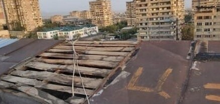 Երևանում  և Գետափնյա գյուղում քամու հետևանքով շենքերի տանիքներ են վնասվել