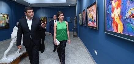 Աննա Հակոբյանն այցելել է Կապանի ժամանակակից արվեստի թանգարան