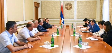 Արցախի նախագահն ընդունել է ՀՀ ԳԱԱ պատվիրակությանը