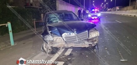 Մեքենան դուրս է եկել ճանապարհի երթևեկելի գոտուց, բախվել քարե պարսպին, փլուզել այն և հայտնվել մայթին․ shamshyan.com