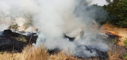 ՀՀ ԱԻՆ-ն ահազանգ է ստացել, որ Կողբ գյուղում այրվում է մոտ 200 հա խոտածածկույթ
