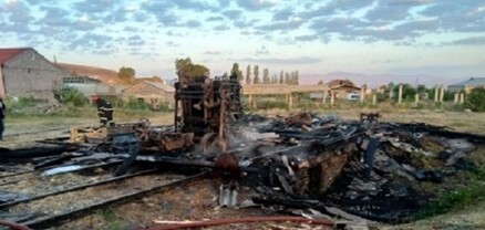 Աստղաձոր գյուղում տնակն ամբողջությամբ այրվել է