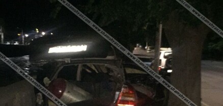 ՊՆ ծառայողը Opel-ով բախվել է բետոնե պատնեշին ու ծառին. 2 զինծառայողներ մահացել են. shamshyan.com
