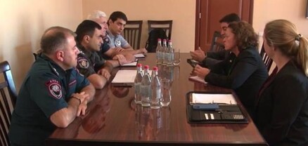 Քրեական ոստիկանության գլխավոր վարչության պետը ԱՄՆ պատվիրակության հետ քննարկել է ծառայողների վերապատրաստման հարցեր