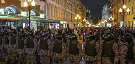 Մոսկվայում ձերբակալություններ են սկսվել Ռուսաստանում հայտարարված մոբիլիզացիայի դեմ երթի ժամանակ