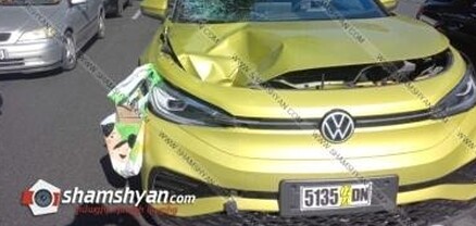 Volkswagen ID4X-ը Մյասնիկյան պողոտայում վրաերթի է ենթարկել հետիոտնի. վերջինս տեղում մահացել է