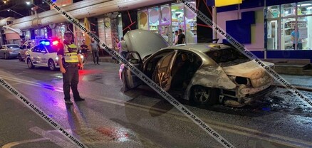 Երևանում հրդեհ է բռնկվել․ BMW-ն դարձել է ոչ շահագործելի․ մասամբ վնասվել է Mercedes-ը․ shamshyan.com