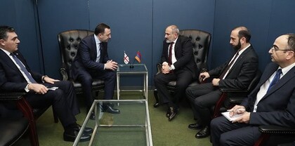 Նիկոլ Փաշինյանը Նյու Յորքում հանդիպել է Վրաստանի վարչապետ Իրակլի Ղարիբաշվիլիի հետ