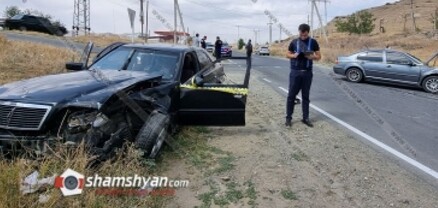 Վանաձոր-Գյումրի ավտոճանապարհին բախվել են Mercedes-ն ու Volkswagen Jetta-ն. կա 5 վիրավոր․ shamshyan.com