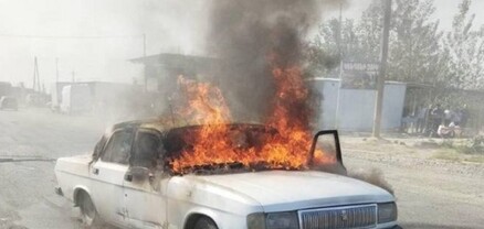 Էջմիածին-Լուսագյուղ ավտոճանապարհին այրվել է ավտոմեքենա. ԱԻՆ-ը մանրամասներ է հայտնել