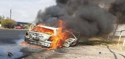 Աշտարակ-Երևան ավտոճանապարհին՝ Պռոշյան գյուղի մոտակայքում ավտոմեքենա է այրվել