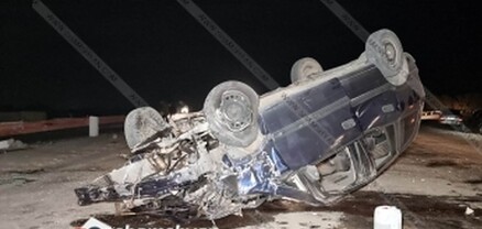 1 զոհ, 1 վիրավոր, Արարատի մարզում Opel-ը գլխիվայր շրջվել է․ shamshyan.com