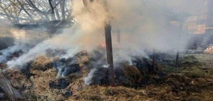 Արգել գյուղում մեծ քանակությամբ անասնակեր է այրվել