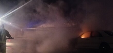 Երևան-Մեղրի ճանապարհին մեքենա է այրվել