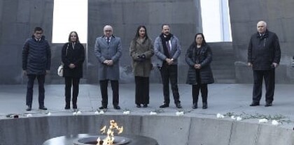 Հայաստան-Մեքսիկա բարեկամական խմբի անդամներն այցելել են Ծիծեռնակաբերդի հուշահամալիր