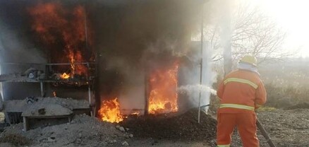 Արարատի մարզի Սայաթ-Նովա գյուղում ինքնաշեն տնակ է այրվել