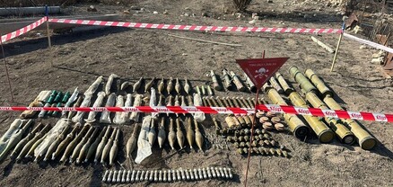 Ադրբեջանն Արցախի օկուպացված տարածքներում կրկին զենք-զինամթերք է հայտնաբերել