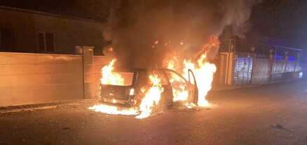 Արմավիրում այրվել է «Volkswagen Golf 4» մակնիշի ավտոմեքենա