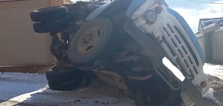 «ZIL» մակնիշի բեռնատարը կողաշրջվել է