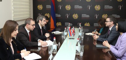 Արդարադատության նախարարն ընդունել է Մեծ Բրիտանիայի դեսպանին