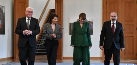 Նիկոլ Փաշինյանը հանդիպում է ունեցել Գերմանիայի նախագահի, Աննա Հակոբյանը` ԳԴՀ նախագահի կնոջ հետ