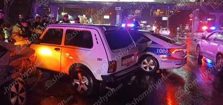Երևանում վարորդը չի ենթարկվել պարեկների պահանջին, դիմել է փախուստի ու հարվածել մեկ այլ պարեկի ավտոմեքենային․ shamshyan.com
