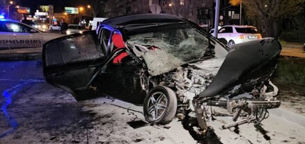Երևանում բախվել են «Hyundai Getz»-ը և «BMW COUPE»-ն․ կան տուժածներ․ shamshyan.com