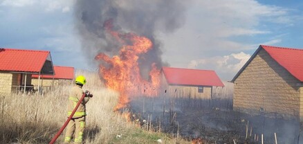 Սևան քաղաքում հրդեհ է բռնկվել