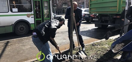 Արմեն Բեգոյանը մասնակցում է ծառատնկմանը․ լուսանկարներ