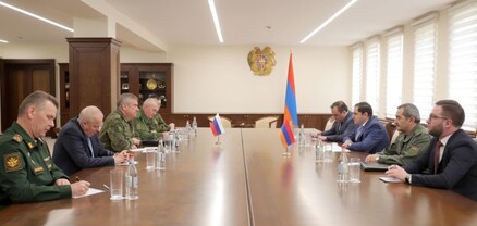 Սուրեն Պապիկյանն ընդունել է ՌԴ խաղաղապահ ուժերի նորանշանակ հրամանատար Ալեքսանդր Լենցովին