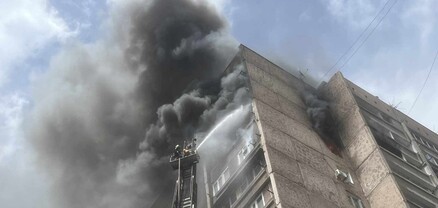 Վաղարշյան փողոցի շենքի 14-րդ հարկում բռնկվել է հրդեհ․ բնակիչներին տարհանել են. բացառիկ տեսանյութ