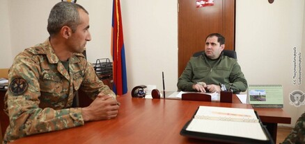 Պաշտպանության նախարարն առանձնազրույցներ է ունեցել զորամասի սպայական կազմի հետ