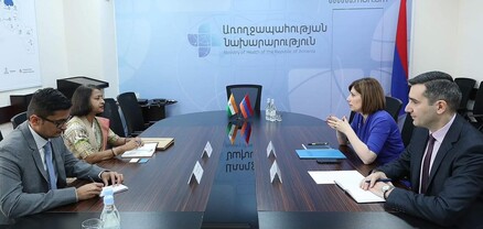 Առողջապահության նախարարը և Հնդկաստանի դեսպանն անդրադարձել են դեղագործության ոլորտում ՀՀ ներուժին